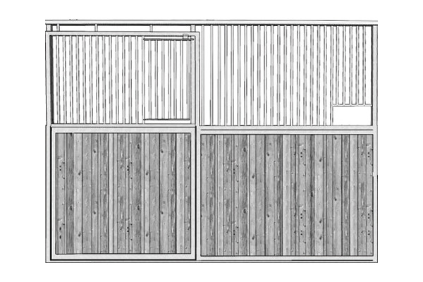 Un module "Fenêtres et portes extérieures" de la gamme Modulo Boxe